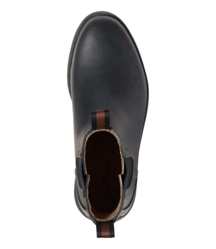 Women's Rugged Wellie Chelsea Boots, Black/Dark Gum, small image number 4