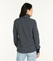 Women's Ultrasoft Sweats Funnelneck Pullover, Stripe