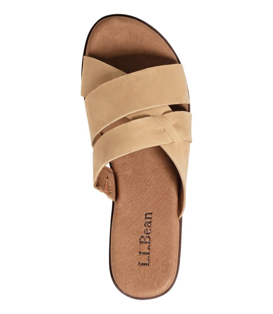 Women's Lakewashed Slides, Tan, small image number 3