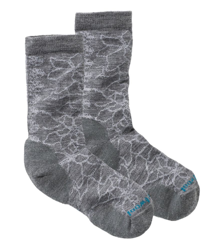Women's SmartWool Poinsettia Graphic Crew Sock Socks at L.L.Bean