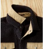Men's L.L.Bean x Todd Snyder Hi-Pile Sherpa Shirt Jacket, Snap-Front