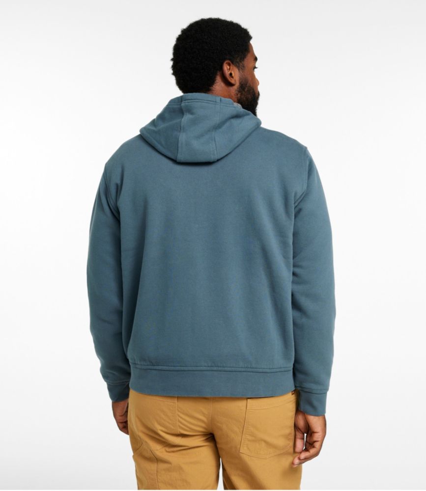 Katahdin Ironworks Sweatshirt, Fleece-Lined Hoodie, Navy, small image number 4