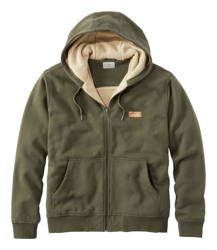 Ll bean fleece lined hoodie best sale