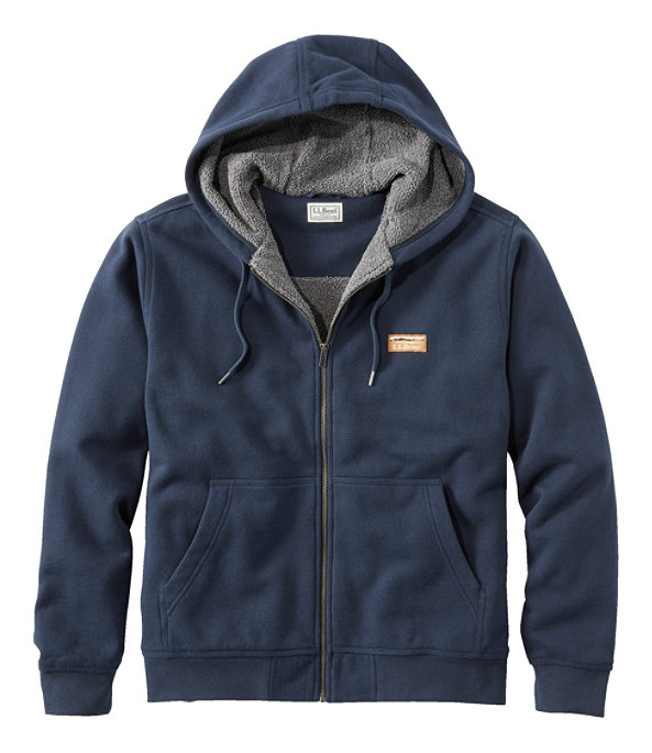 Fleece best sale lined sweatshirt