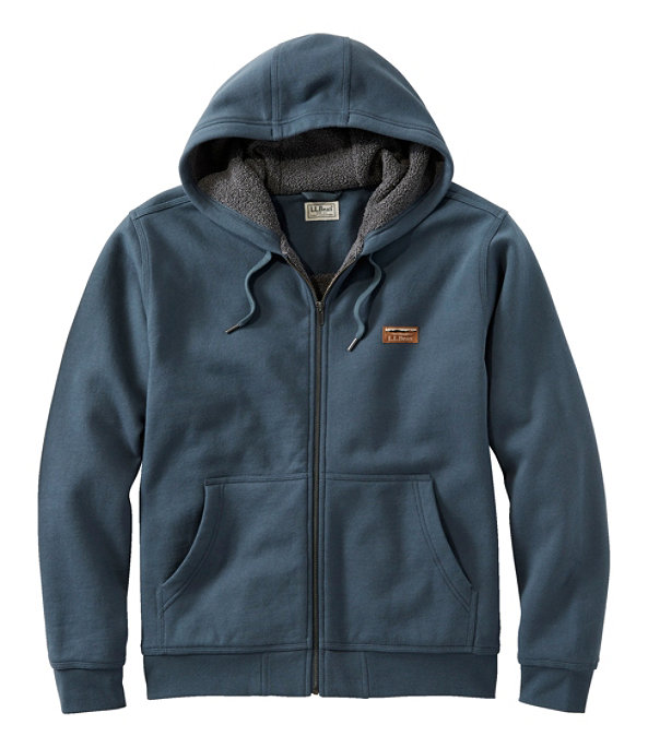 Katahdin Ironworks Sweatshirt, Fleece-Lined Hoodie, Rangeley Blue, large image number 0