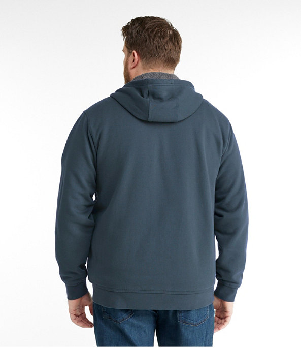 Katahdin Ironworks Sweatshirt, Fleece-Lined Hoodie, Navy, large image number 4