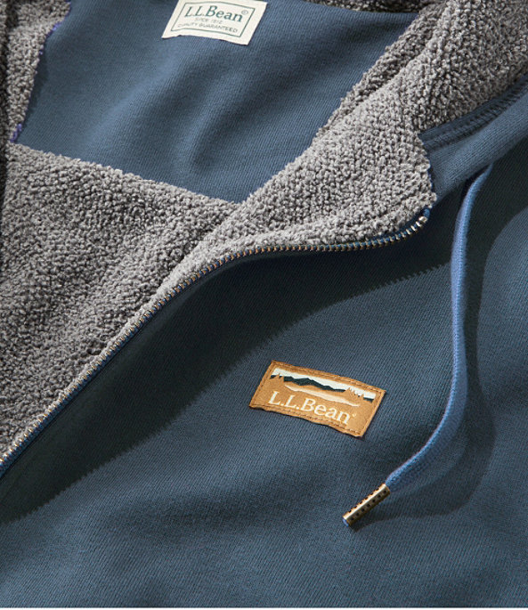 Katahdin Ironworks Sweatshirt, Fleece-Lined Hoodie, Navy, largeimage number 5