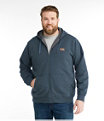 Katahdin Ironworks Sweatshirt, Fleece-Lined Hoodie, Navy, small image number 3