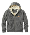 Katahdin Ironworks Sweatshirt, Fleece-Lined Hoodie, Charcoal Heather, small image number 0