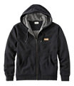 Katahdin Ironworks Sweatshirt, Fleece-Lined Hoodie, Ink Black, small image number 0
