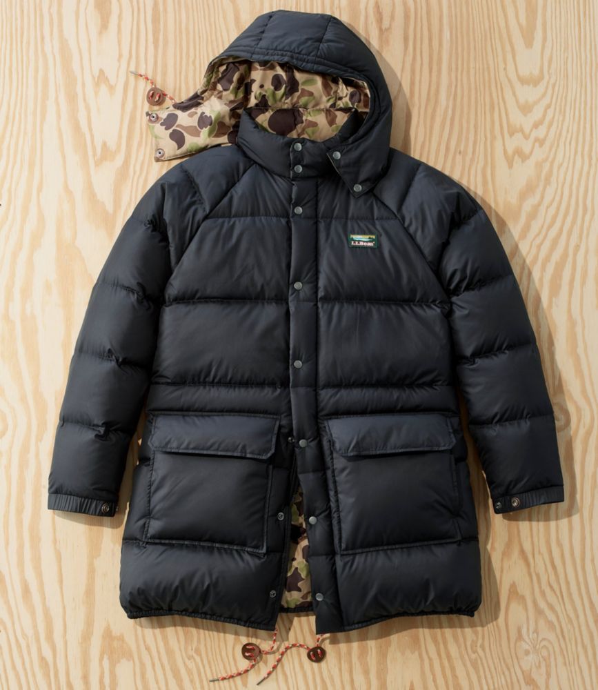 ll bean long down coat
