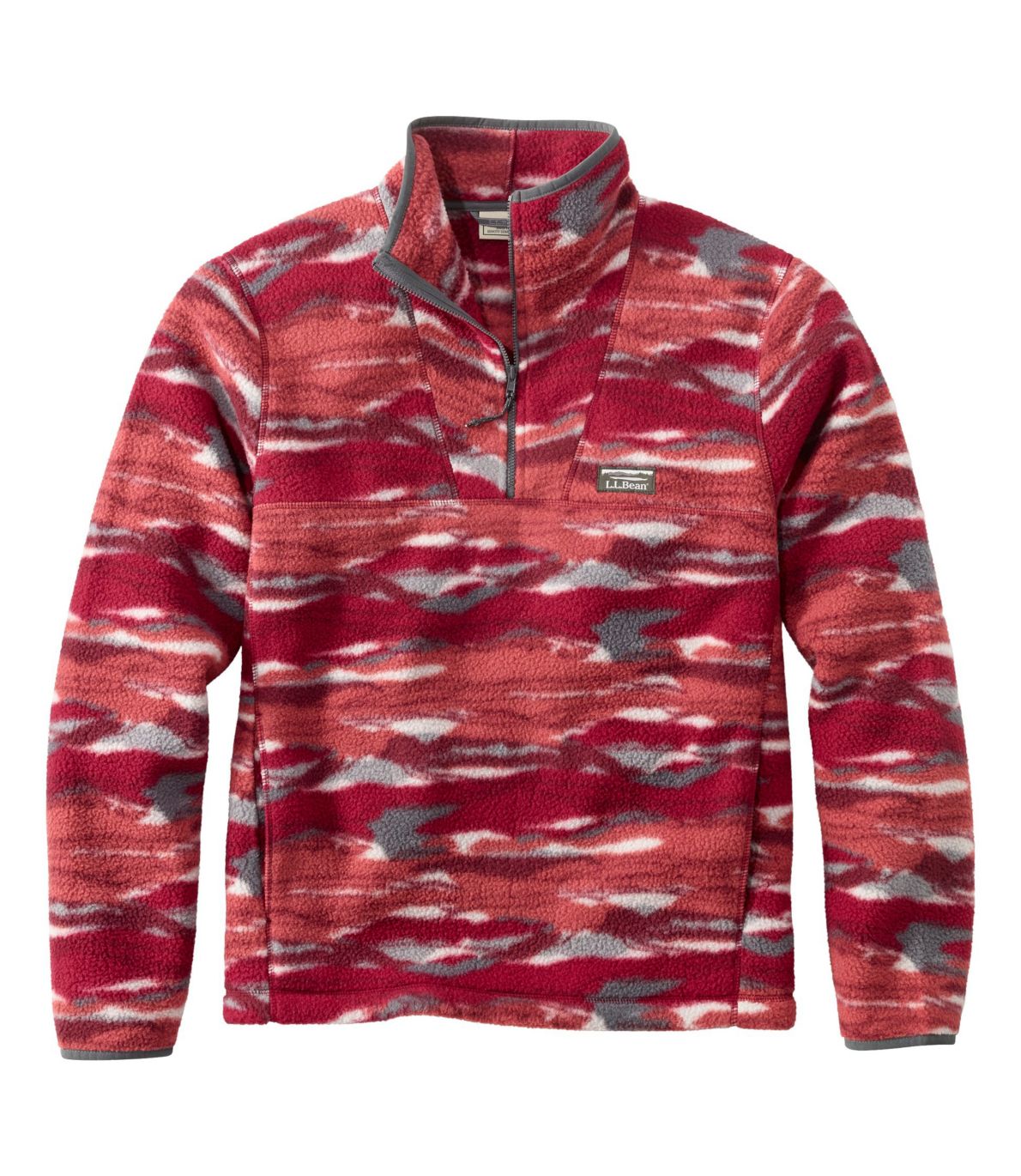 Men's Katahdin Fleece Pullover, Print at L.L. Bean