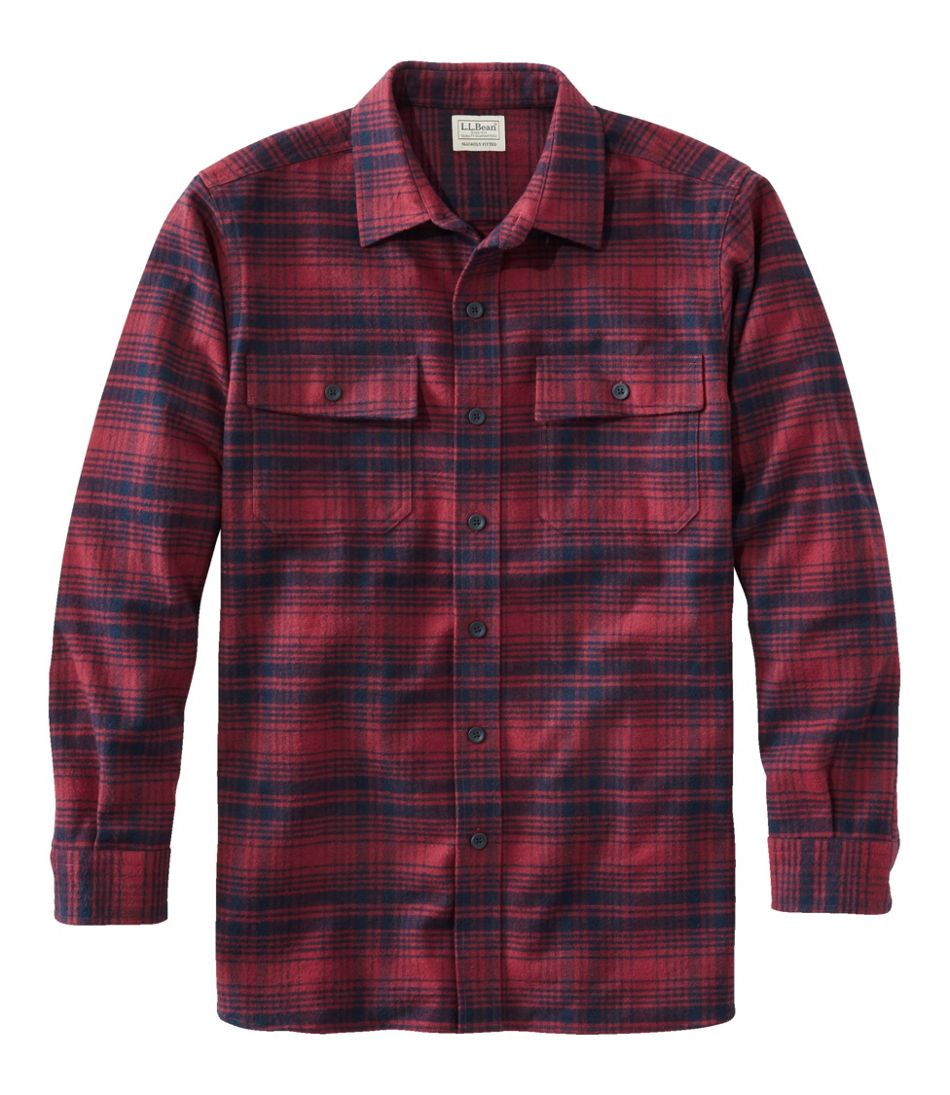 Men's Chamois Shirt, Slightly Fitted, Plaid | Shirts at L.L.Bean