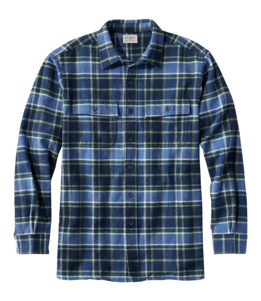 Men's Chamois Shirt, Slightly Fitted, Plaid