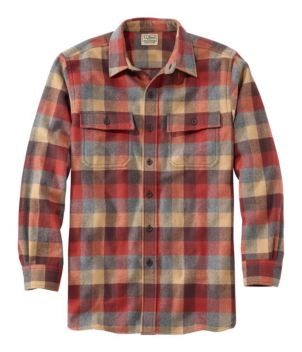 Men's Chamois Shirt, Slightly Fitted, Plaid