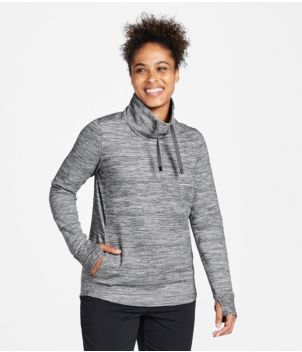 Women's L.L.Bean Cozy Mixed-Knit Pullover, Marled