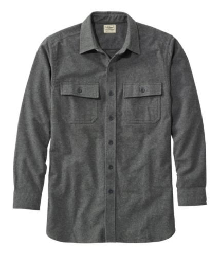 Men's Chamois Shirt, Slightly Fitted | Casual Button-Down Shirts at L.L ...