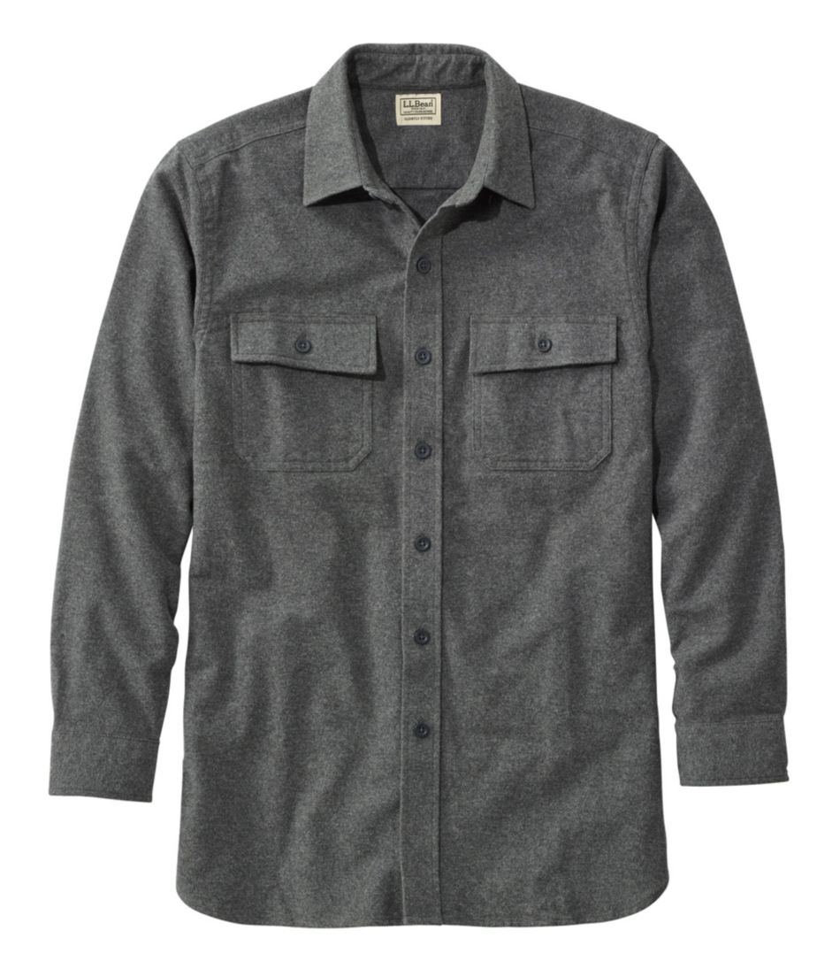 Men's Chamois Shirt, Slightly Fitted | Casual Button-Down Shirts at L.L ...
