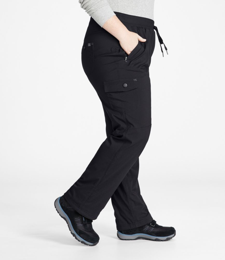 Women's Vista Camp Pants, Straight-Leg Fleece-Lined, Granite, small image number 4