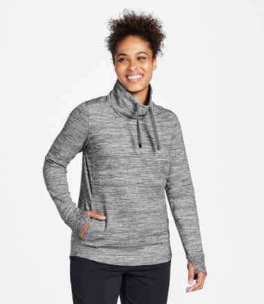 Women's L.L.Bean Cozy Mixed-Knit Pullover, Marled
