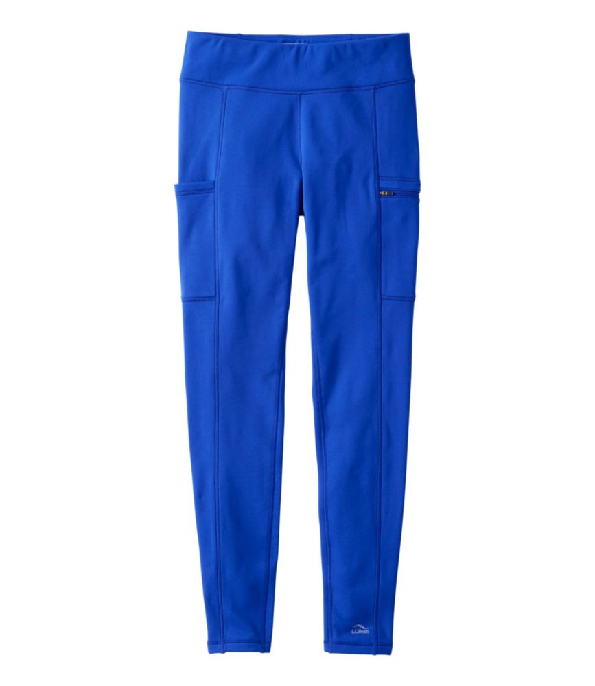 Women's PrimaLoft ThermaStretch Fleece Pocket Tights, Mid-Rise