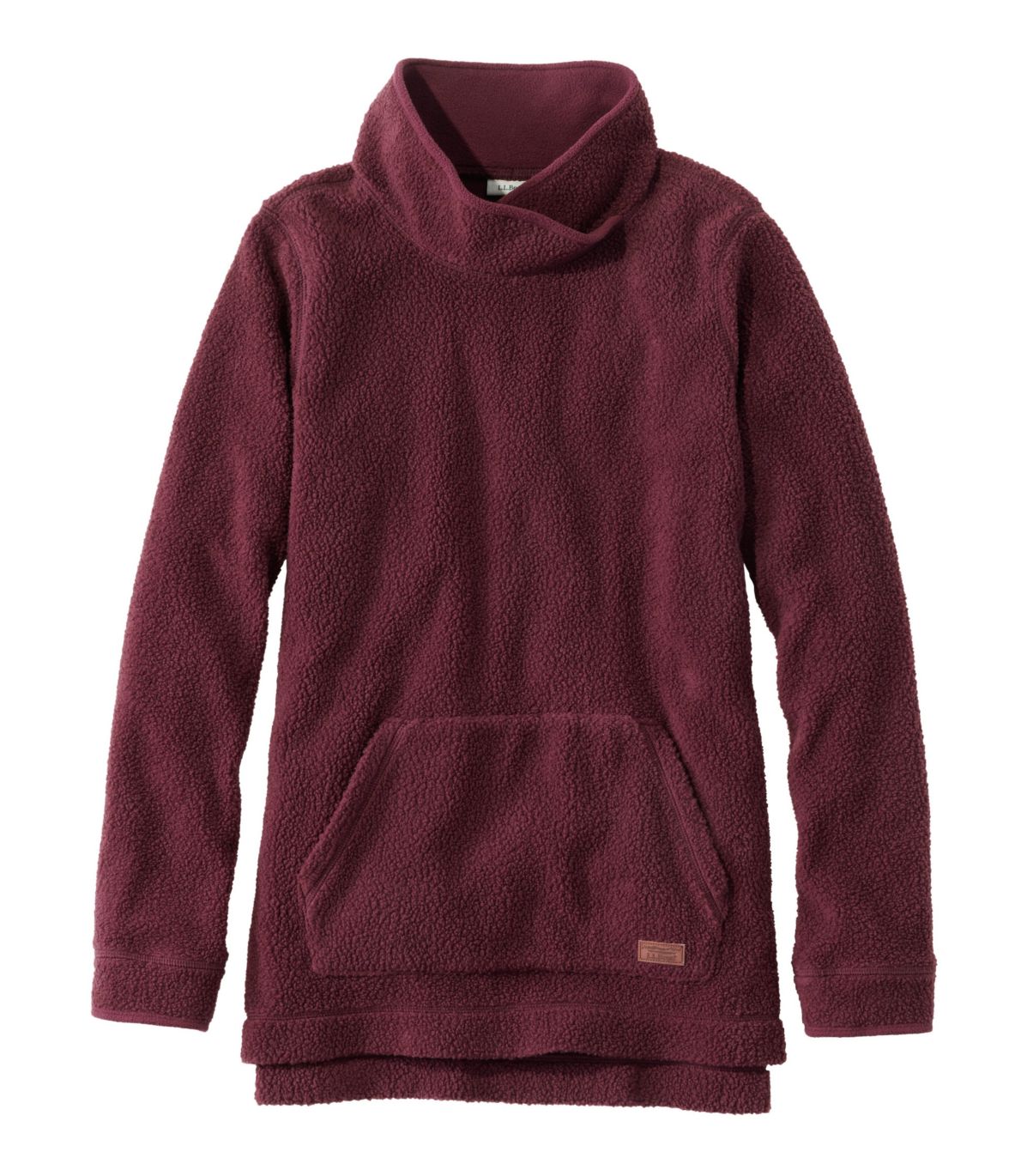Women's Cozy Cottage Fleece, Shawl Collar Tunic