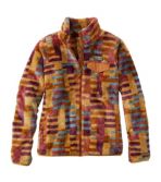 Women's L.L.Bean Hi-Pile Fleece Full-Zip Jacket, Print