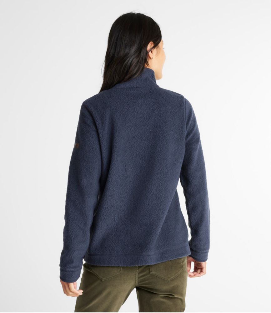 Women's Cozy Cottage Fleece, Funnelneck Pullover, Tawny Rose, small image number 3