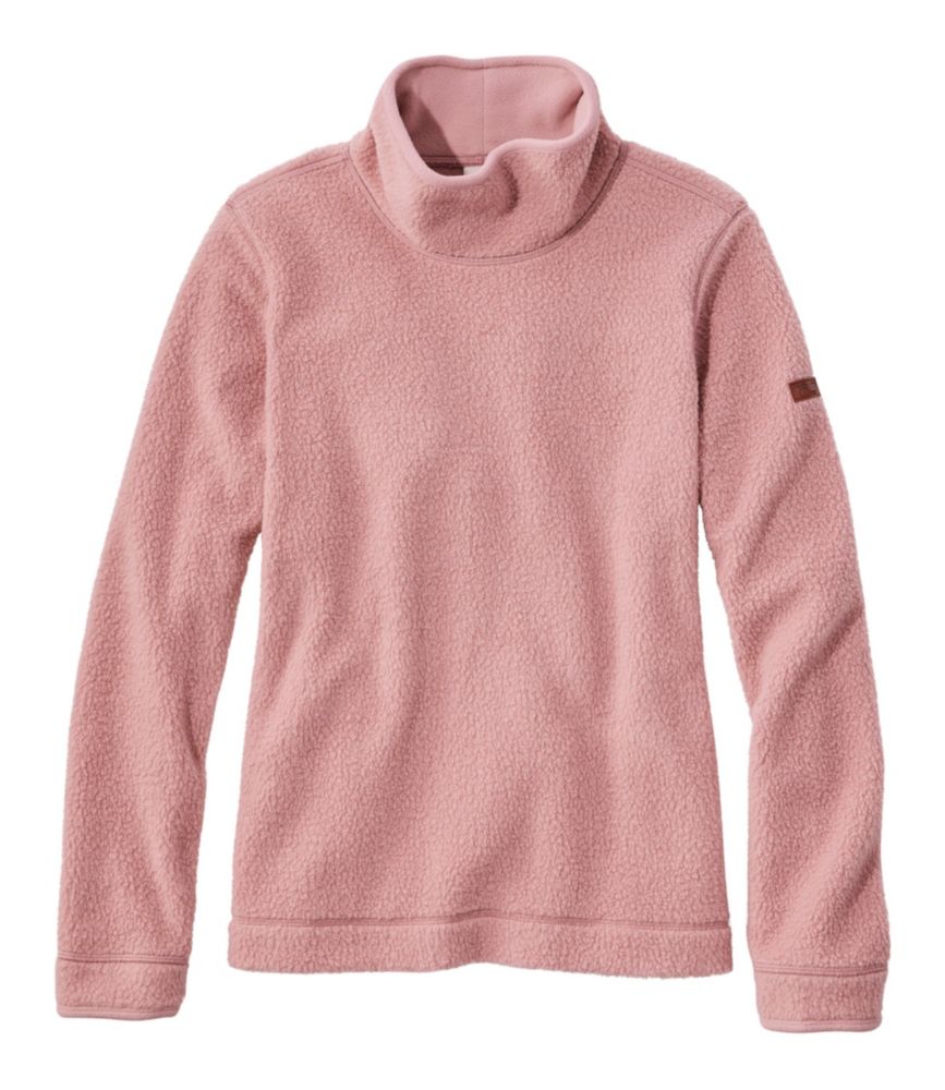 Women's Cozy Cottage Fleece, Funnelneck Pullover, Tawny Rose, small image number 1