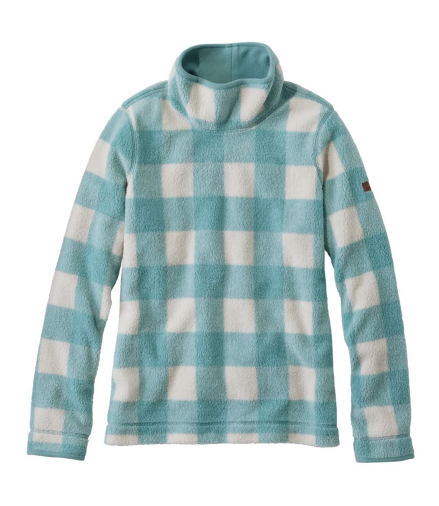 Women's Cozy Cottage Fleece, Funnelneck Pullover Print | L.L.Bean