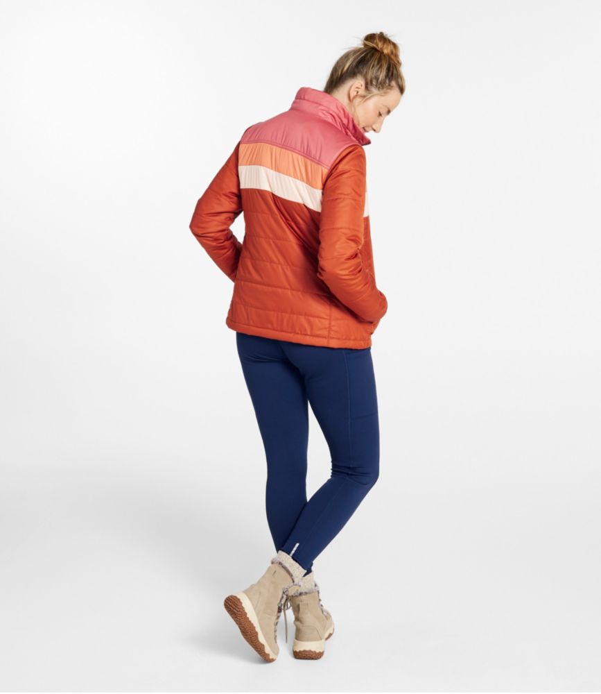 Women's Mountain Classic Puffer Jacket, Colorblock, Marine Blue/Natural, small image number 5