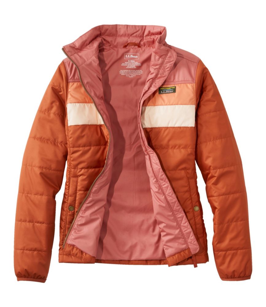 Women's Mountain Classic Puffer Jacket, Colorblock, Shore/Paperwhite, small image number 6