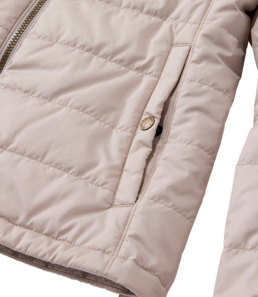 Women's Mountain Classic Puffer Jacket, Colorblock, Shore/Paperwhite, small image number 7