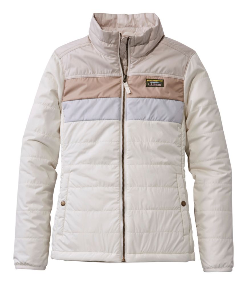 Women's Mountain Classic Puffer Jacket, Colorblock, Shore/Paperwhite, small image number 1