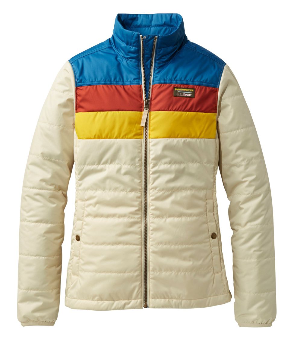 Women's Mountain Classic Puffer Jacket, Colorblock at L.L. Bean