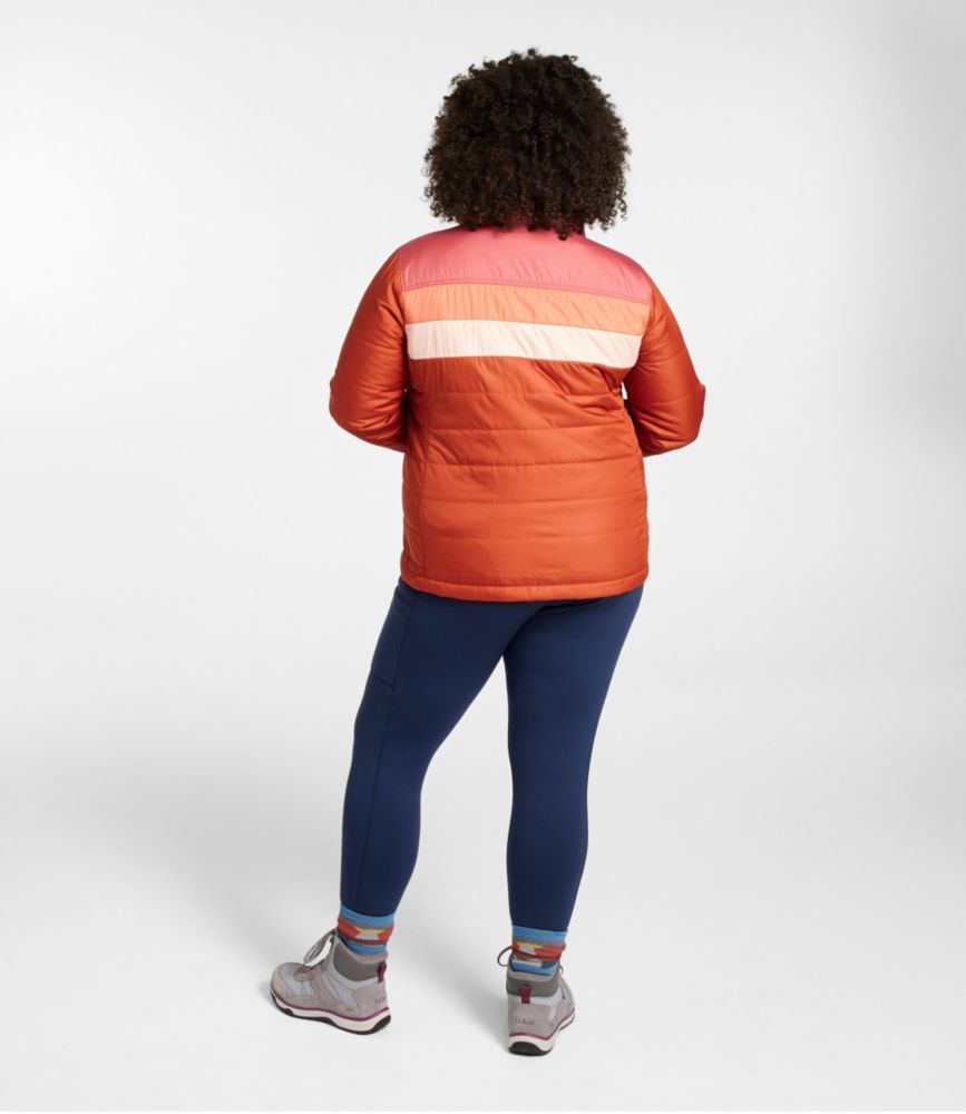 Women's Mountain Classic Puffer Jacket, Colorblock, Dusty Periwinkle/Dark Twilight Blue, small image number 5