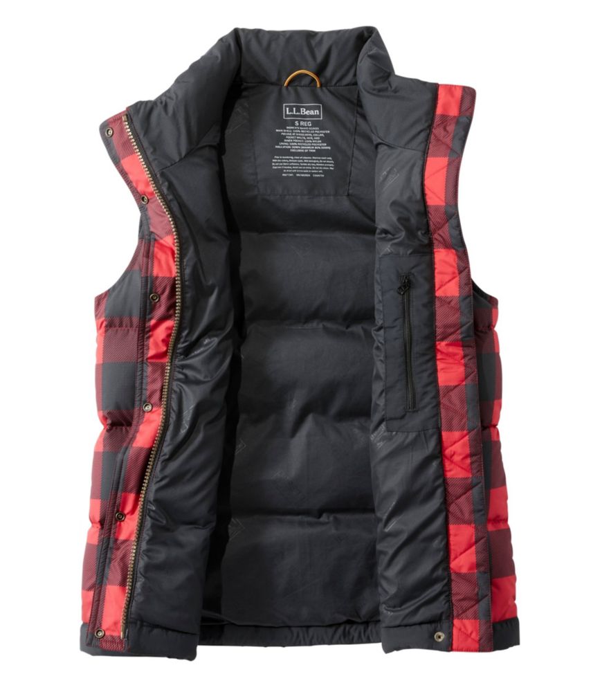 Women's Mountain Classic Down Vest, Print, Rich Red Buffalo Plaid, small image number 4