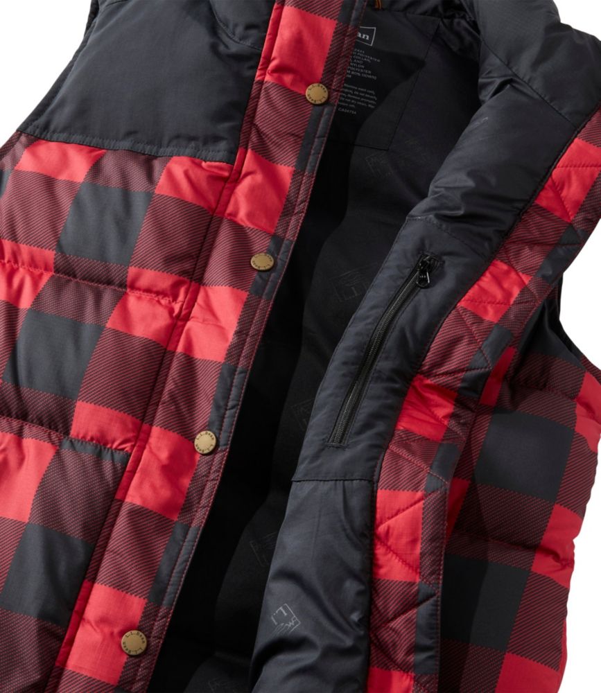 Women's Mountain Classic Down Vest, Print, Rich Red Buffalo Plaid, small image number 5