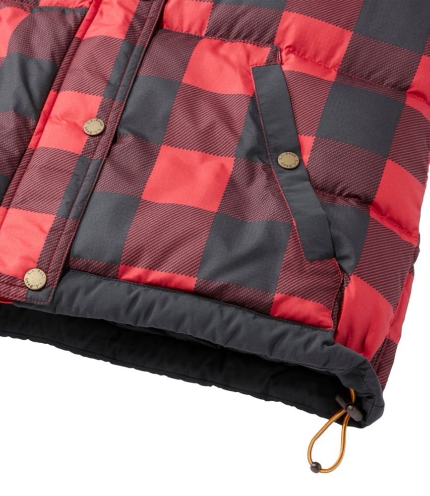 Women's Mountain Classic Down Vest, Print, Rich Red Buffalo Plaid, small image number 6