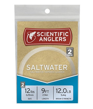 Scientific Anglers Saltwater Nylon Leaders, 9' 2-Pack