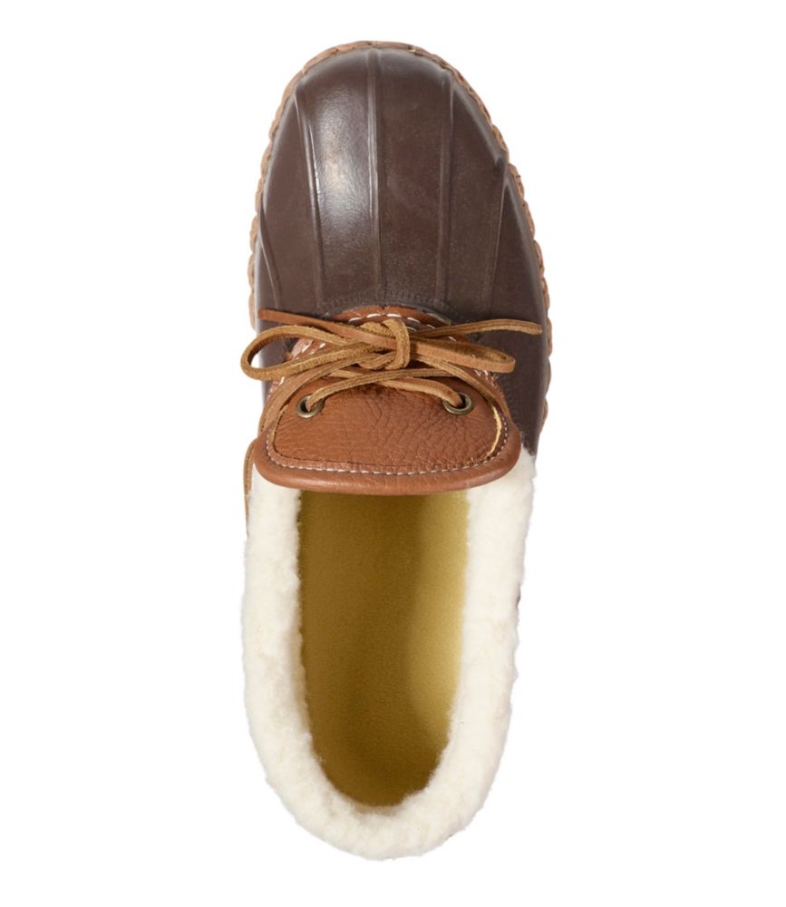 Women's Bean Boots, Rubber Moc Sherpa-Lined, , small image number 4