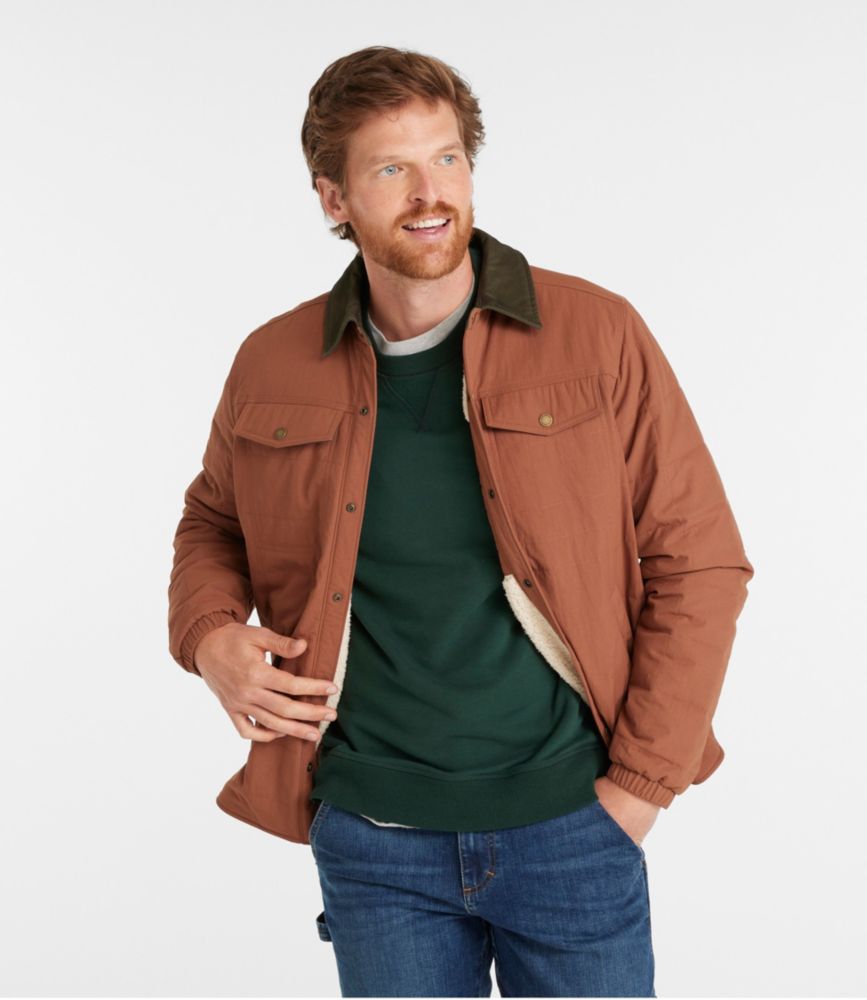 Men's Insulated Utility Shirt Jacket, Carbon Navy, small image number 2