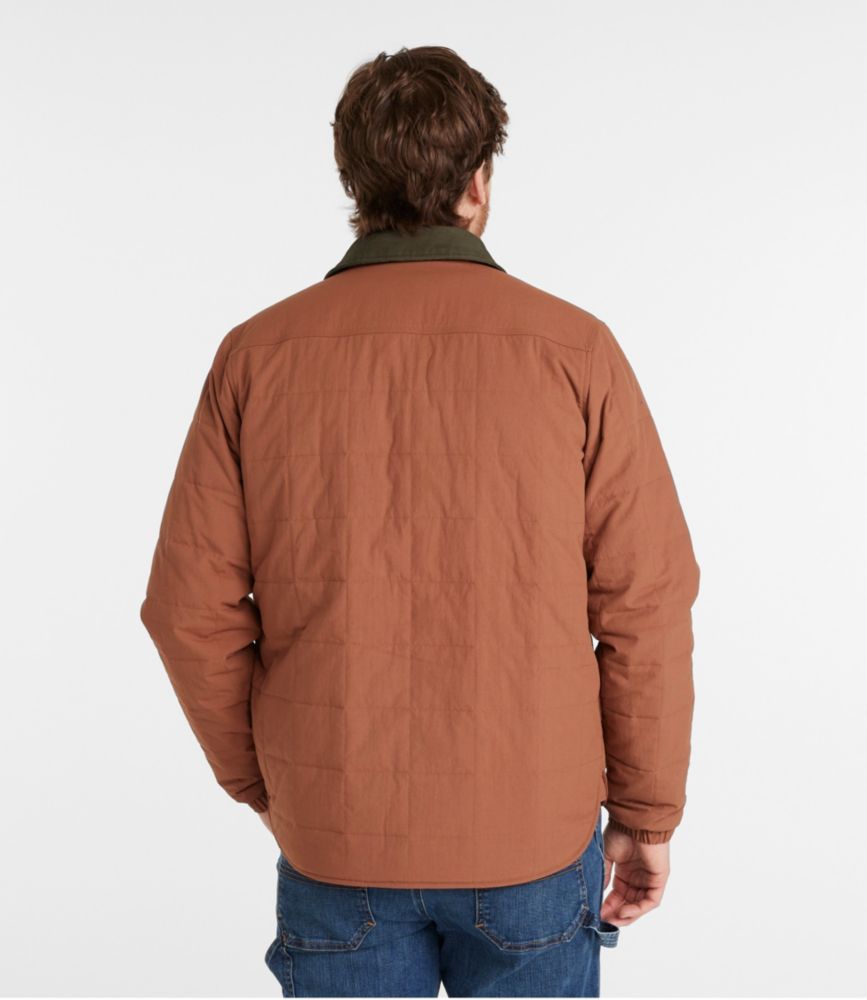 Men's Insulated Utility Shirt Jacket, Carbon Navy, small image number 3