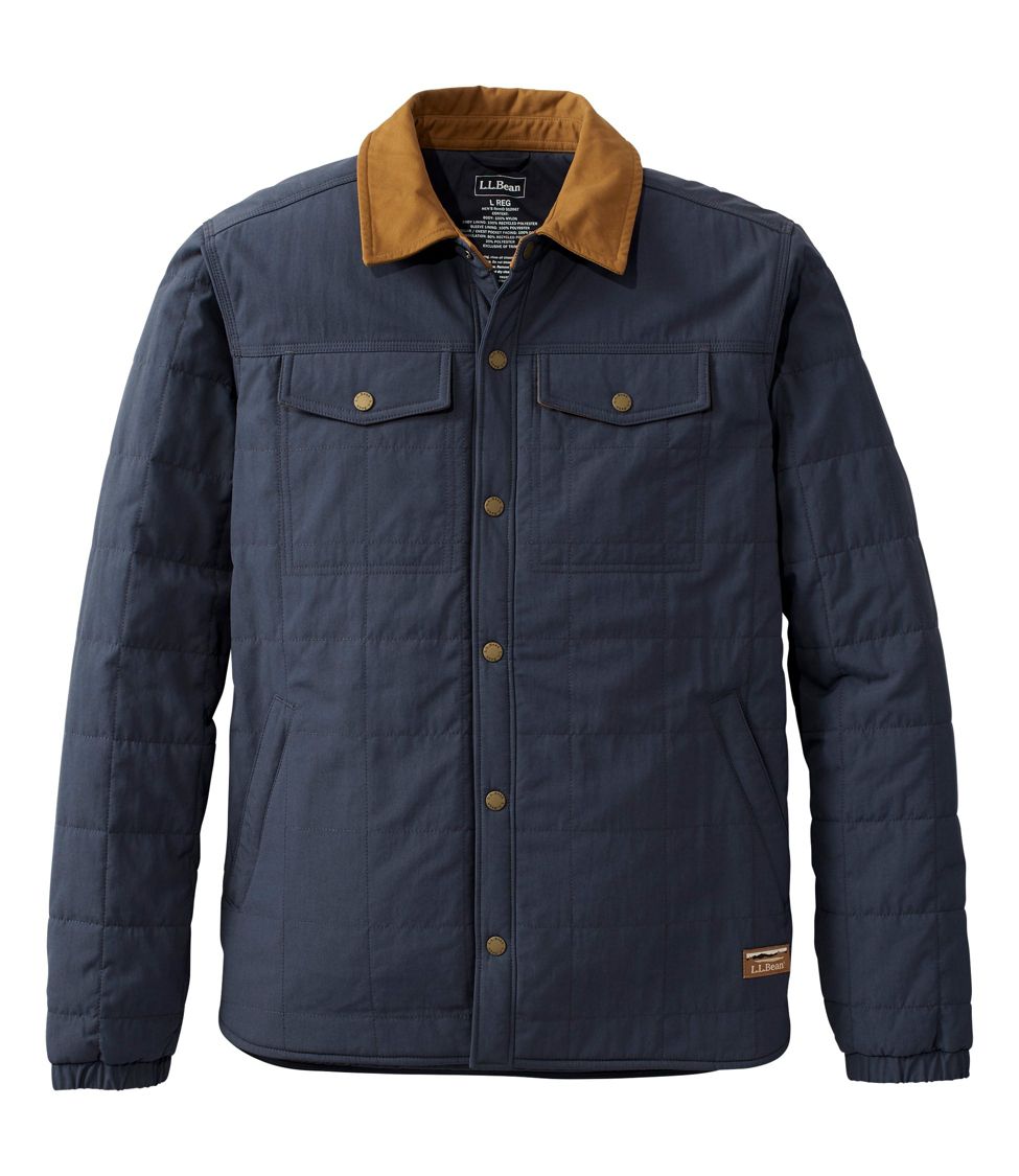 Men's Insulated Utility Shirt Jacket at L.L. Bean