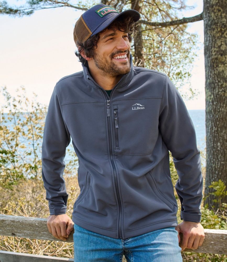 Men s Bean s Windproof Softshell Jacket Fleece at L.L.Bean