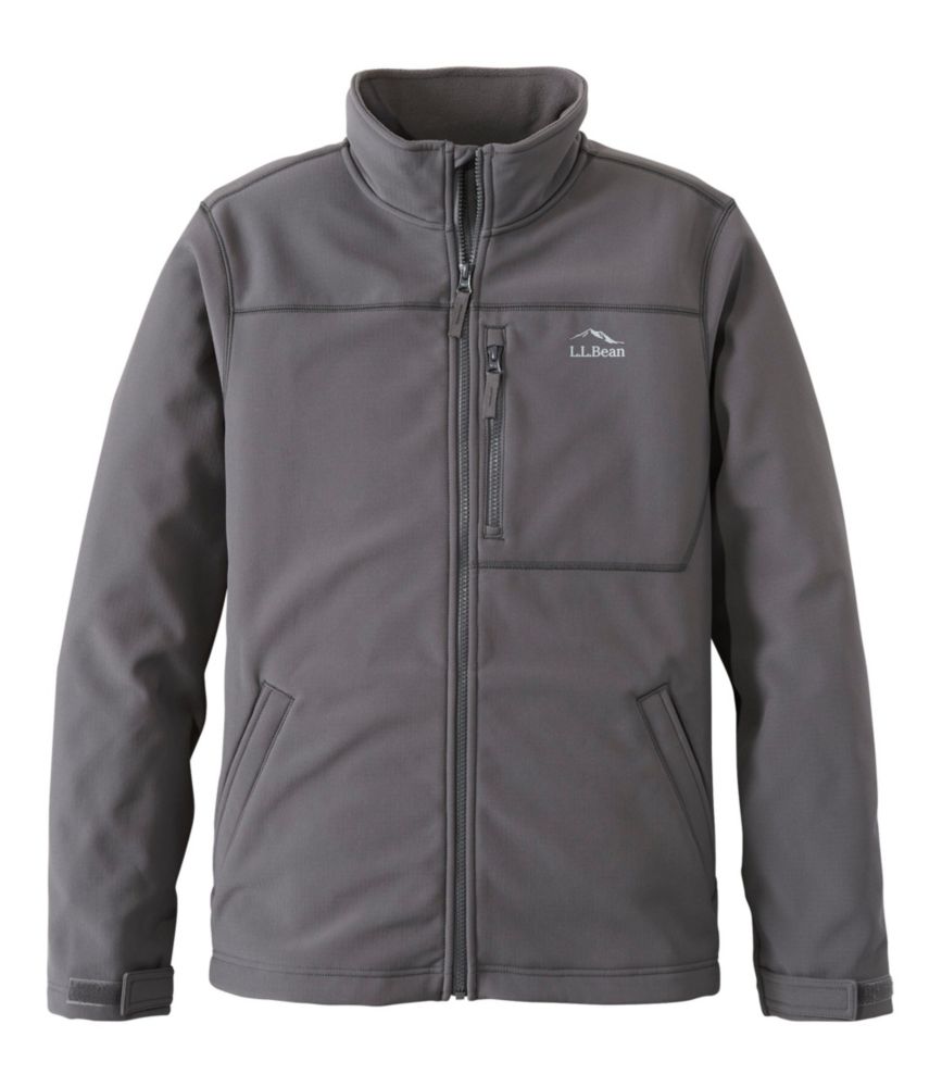 Men's Bean's Windproof Softshell Jacket, Alloy Gray, small image number 1