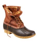 Men's Bean Boots, 8" Shearling-Lined Insulated