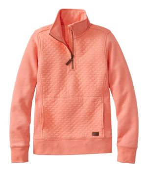 Women's Quilted Quarter-Zip Pullover