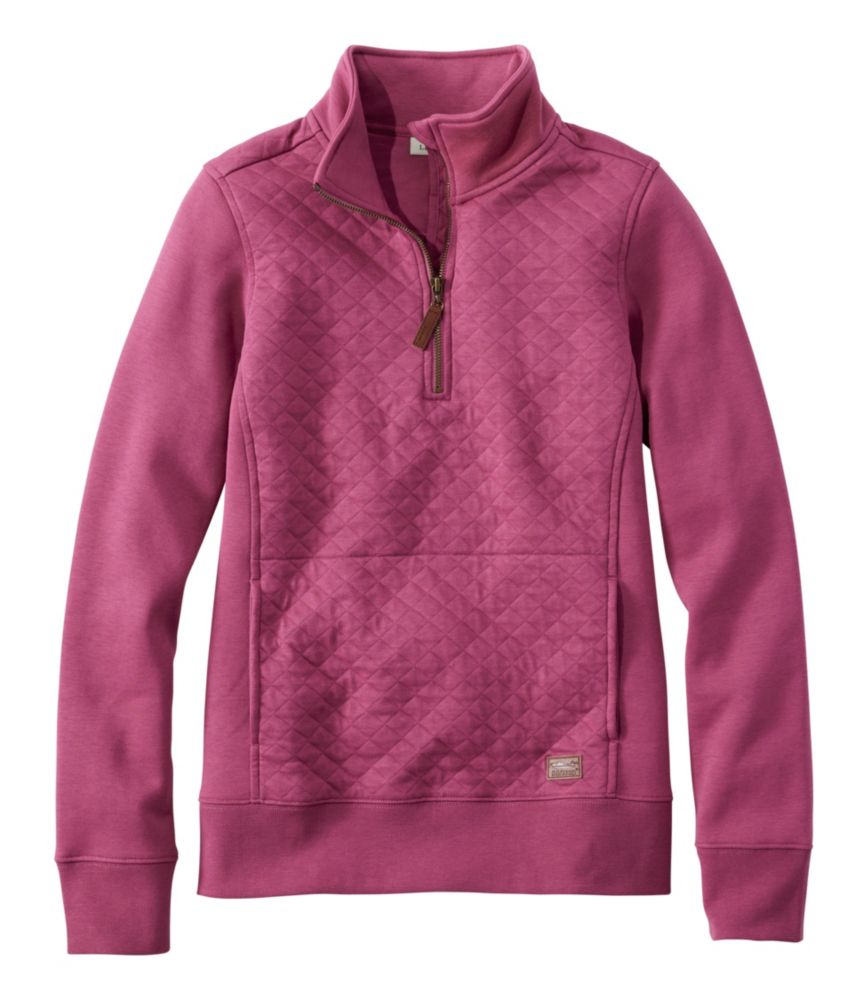 Women's Quilted Quarter-Zip Pullover
