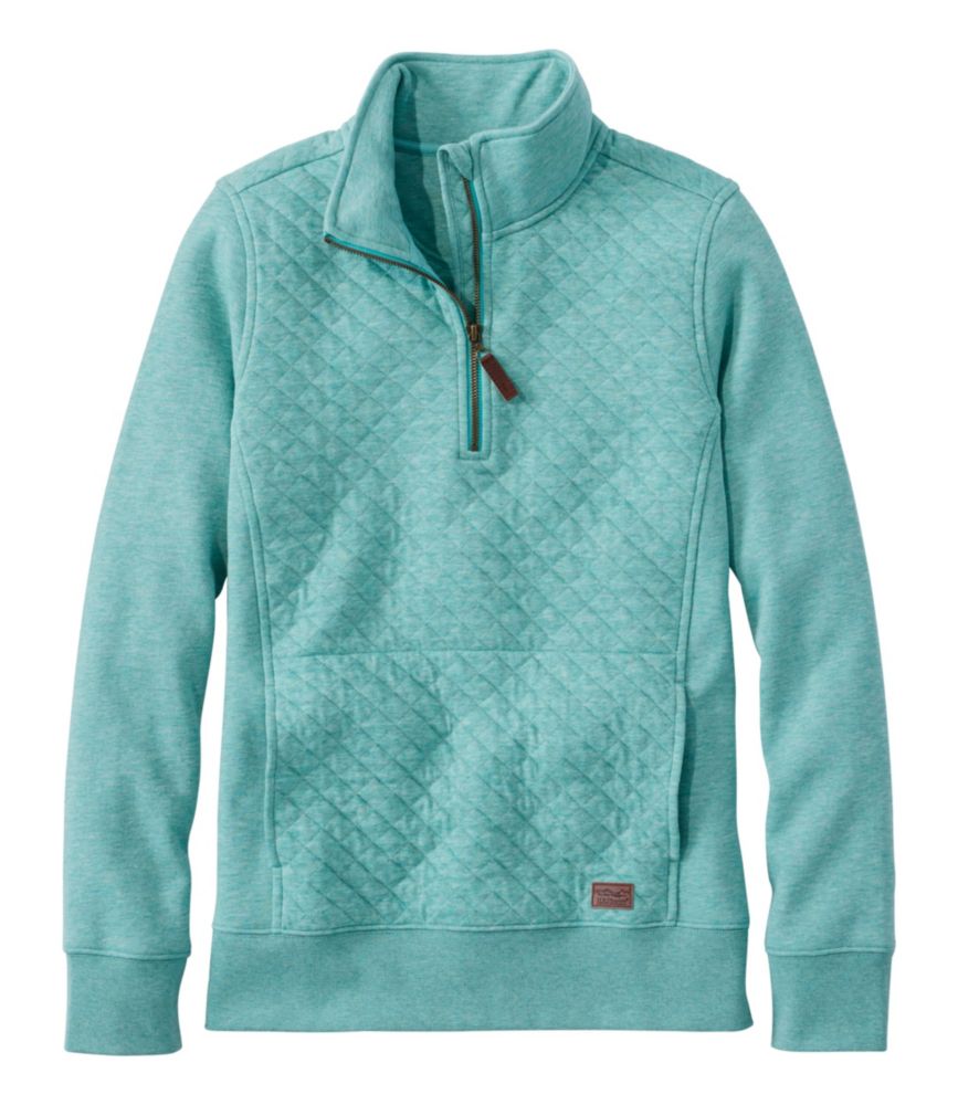 Women's Quilted Quarter-Zip Pullover